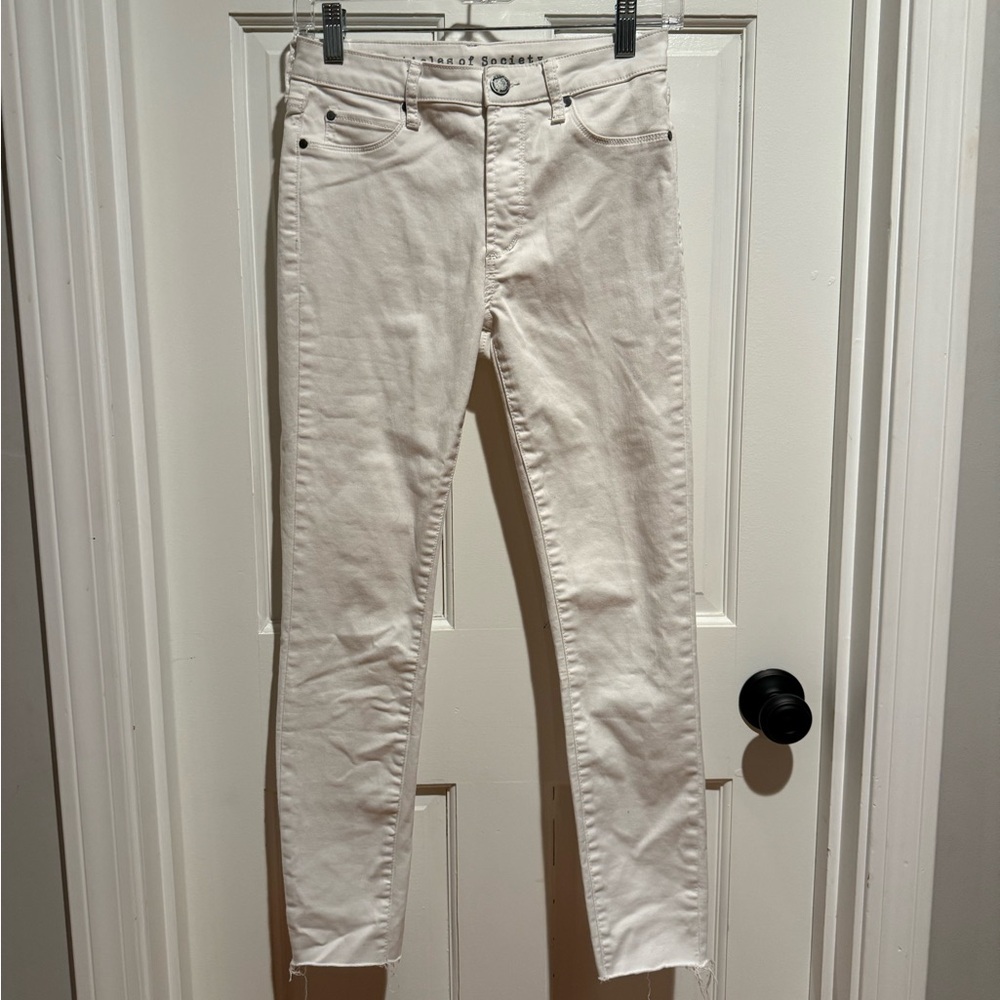 Articles of Society Size 25 White Skinny Jeans